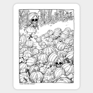 Pumpkin Match Sticker